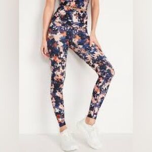 Old Navy Floral Print Leggings Size XL Girl